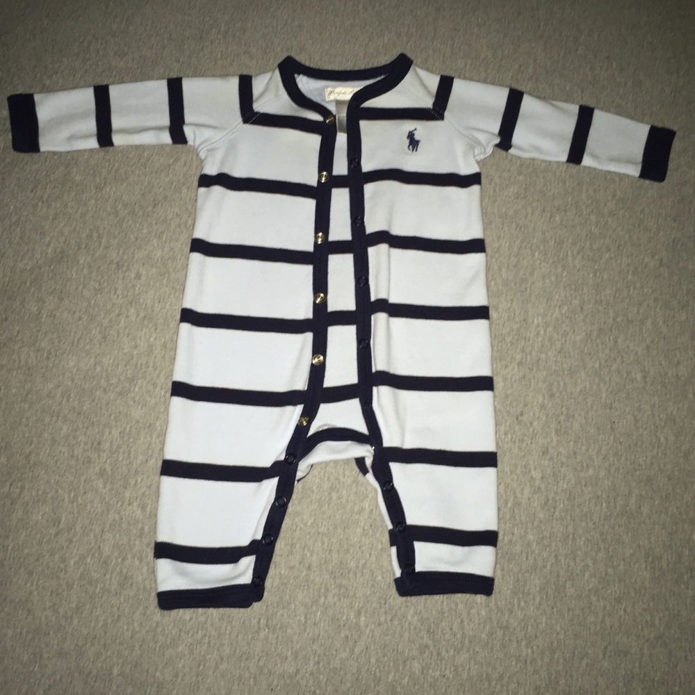 Ralph Lauren striped cotton coverall